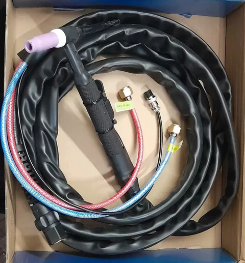 TIG Torch WP-18 400Amp With Tig Switch Copper Collect Body 4Meter Long Get Best Price