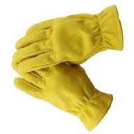 MAX For Tig Argon Yellow Gloves Furred Cuff, Half Finger Style Sweat And Cut Resistant Extra Long Sleeve For Maximum Protection Ideal For Dishwashing And Gardening - Image 2
