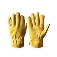 MAX For Tig Argon Yellow Gloves Furred Cuff, Half Finger Style Sweat And Cut Resistant Extra Long Sleeve For Maximum Protection Ideal For Dishwashing And Gardening - Image 3