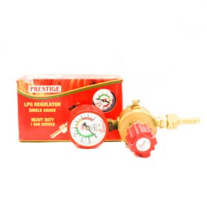 PRESTIGE LPG Single Gauge Regulator Full Brass Body Indutrial Use Welding Products