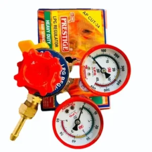 A One Prestige LPG Regulator Double Gauge Regulator With On-Off Swtich