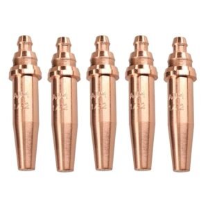 ANM Oxy Acetylene Gas Cutting Nozzle For Gas Cutting NM Gas Cutting Torch Tip Standard length 1-32 3-6mm 5pk