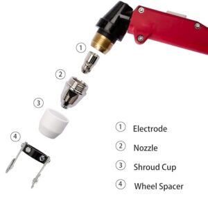 CUT-100 Air Plasma Cutting Welding Torch Suitable for all Kind of Air Plasma Cutting Machine 