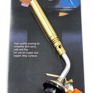 Butane Gas Torch Lighter Manual Ignition Nozzle Flame Gun Kitchen Cooking Chef Culinary Blow Torch Welding Brazing Flame