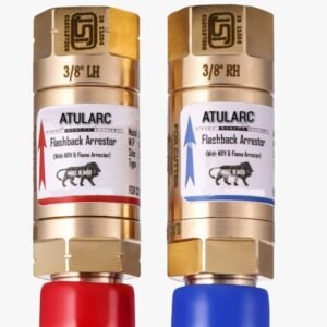 EURO WELD ISI Flash Back Arrestor for Regulator Heavy Duty Gas Seal Safety Protection At Aunmart