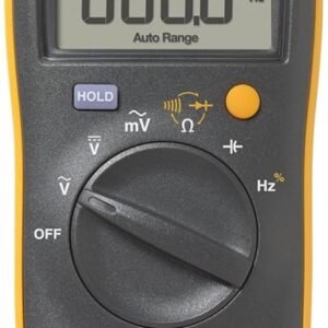 Fluke 101 Digital Multimeter 6000 Counts Volt Meter IP40 AC-DC Volt & Ohm Tester Continuity Test with Buzzer Portable Electrical Tool Tests Live Wire