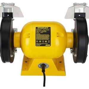 STANLEY STGB3715 373W 152mm Bench Grinder (Yellow) with 2 Eye Shields