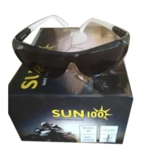 SUN 100 Grey Safety Plastic Black Lens For Welding Works Protection Spark