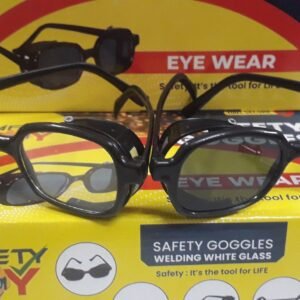 Safety Boy Glass Goggle Jali Type White For Welding Products